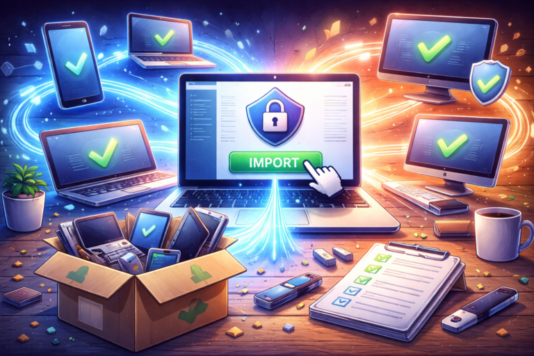 import devices to entra id group
