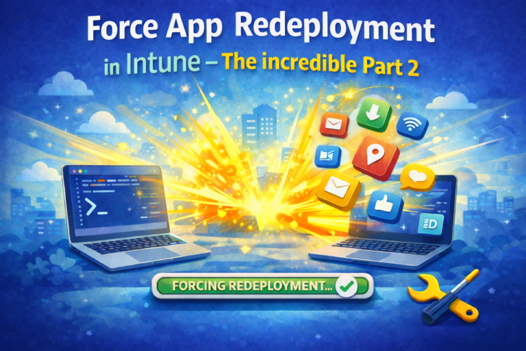 Force App Redeployment Intune