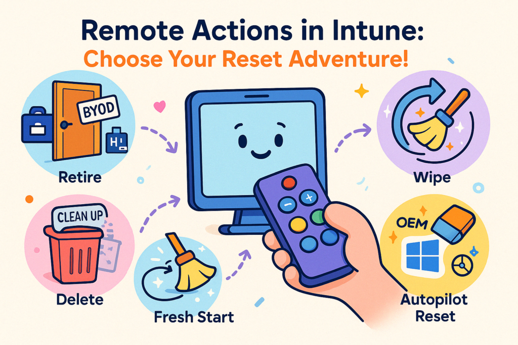 Remote Action System The 5 Intune Remote Actions - A clear guide - systunation