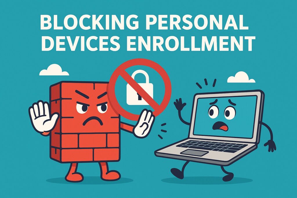 Easily block Personal Devices Enrollment in Intune